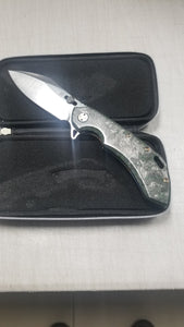 OLAMIC CUTLERY SOLOIST M390 STEEL AGENT BLADE NEONTROPIC FOLDING KNIFE.