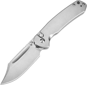 CJRB J1942ST BOWIE PYRITE PUSH LOCK AR-RPM9 STEEL STAINLESS STEEL HANDLE FOLDING KNIFE.