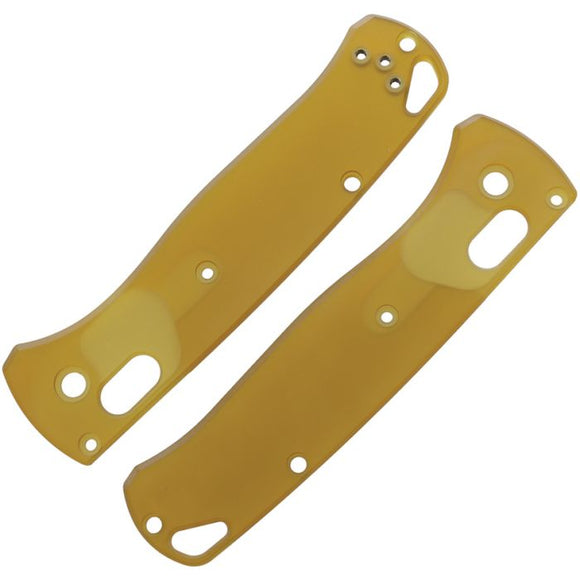 AUGUST ENGINEERING AEU1101YEL ULTEM SCALES FOR BENCHMADE 535 BUGOUT - S&R KNIVES INC