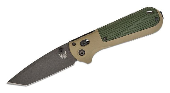 BENCHMADE 431BK - 1 REDOUBT AXIS TANTO POINT CPM - D2 STEEL CERAKOTE FOLDING KNIFE. - S&R KNIVES INC