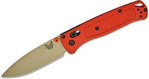 BENCHMADE 535TN - 10 BUGOUT CPM - S30V DESERT VERDE CERAKOTE BLADE RUST ORANGE GRIVORY HANDLE AXIS LOCK FOLDING KNIFE USA MADE - S&R KNIVES INC
