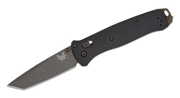 BENCHMADE 537GY - 03 BAILOUT AXIS TANTO CPM - M4 STEEL TUNGSTEN GRAY FOLDING KNIFE. - S&R KNIVES INC