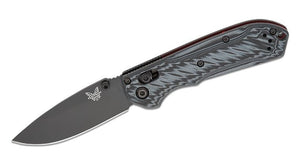 BENCHMADE 565BK - 02 MINI FREEK – CPM - M4 BLACK CERAKOTE BLADE, TRICOLOR G10 HANDLE, AXIS LOCK, MADE IN USA - S&R KNIVES INC