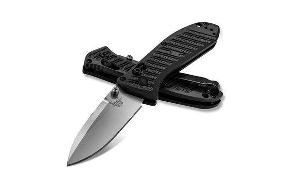 BENCHMADE 575 - 1 MINI PRESIDIO II – CPM - S30V SATIN DROP POINT BLADE, CF - ELITE™ HANDLE, AXIS LOCK, MADE IN USA - S&R KNIVES INC