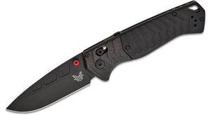 BENCHMADE 593BK - 01 PSK PERSONAL SURVIVAL KIT ASSISTED AXIS CPM - MAGNACUT CF FOLDING KNIFE. - S&R KNIVES INC