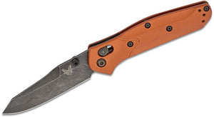 BENCHMADE 945BK - 03 MINI OSBORNE AXIS LOCK CPM - MAGNACUT BURNT COPPER ALUMINIUM FOLDING KNIFE. - S&R KNIVES INC