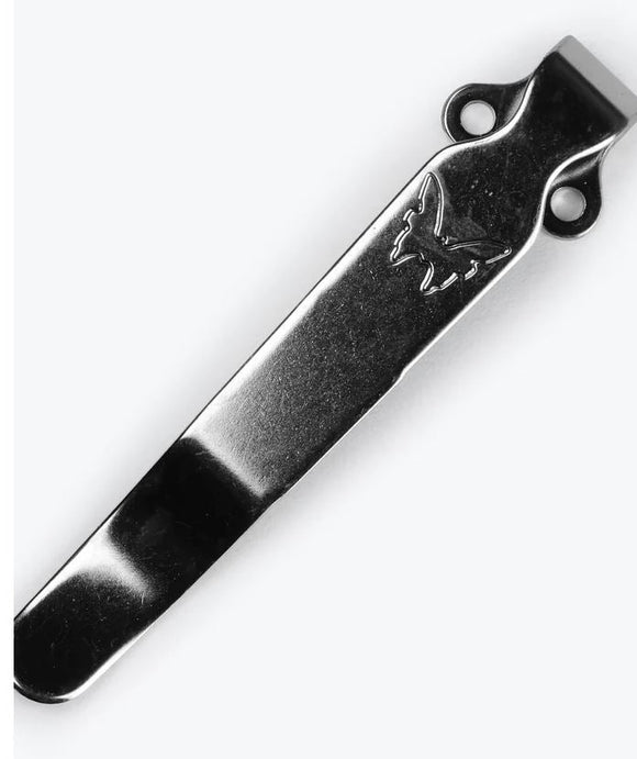 BENCHMADE 987916 SATIN STANDARD DEEP CARRY POCKET CLIP - S&R KNIVES INC