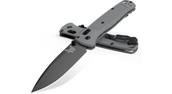 BENCHMADE BUGOUT 535BK - 08 CPM® S30V® COBALT CERAKOTE BLADE STORM GRAY GRIVORY HANDLE AXIS LOCK FOLDING KNIFE USA MADE - S&R KNIVES INC