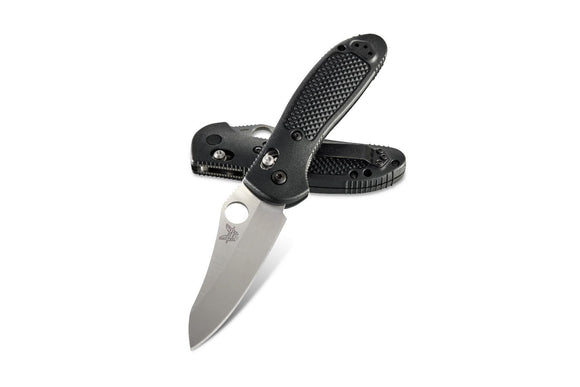 BENCHMADE GRIPTILIAN 550 – CPM - S30V SATIN SHEEPSFOOT BLADE, BLACK NYLON HANDLE, AXIS LOCK, MADE IN USA - S&R KNIVES INC