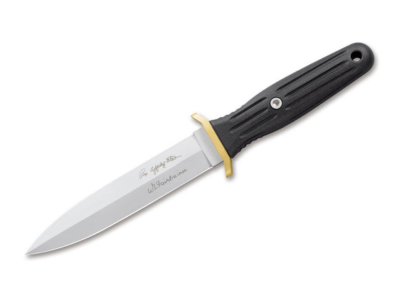 BOKER 120543AF APPLEGATE A - F 12 AF12 440C STEEL APPLEGATE - FAIRBAIRN FIXED BLADE KNIFE W/SHEATH. - S&R KNIVES INC