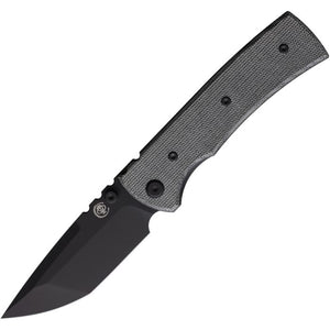 CHAVES KNIVES CHAV14233 REDENCION 22 LINERLOCK BLACK MICARTA ELMAX STEEL TANTO FOLDING KNIFE. - S&R KNIVES INC