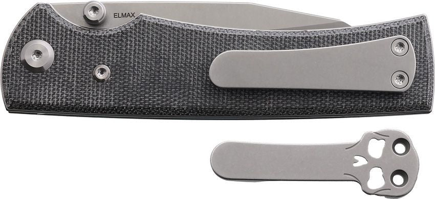 CHAVES SANGRE 229 LINER LOCK – SATIN ELMAX WHARNCLIFFE BLADE – BLACK MICARTA HANDLE – CHAV14316 – MADE IN CHINA