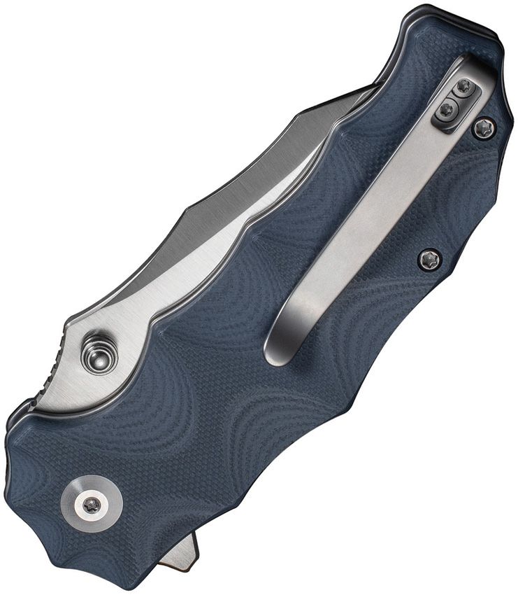 CIVIVI C24028-2 NATTERJACK PUSH LOCK BLUE G10 HANDLE 14C28N STEEL FOLDING KNIFE.