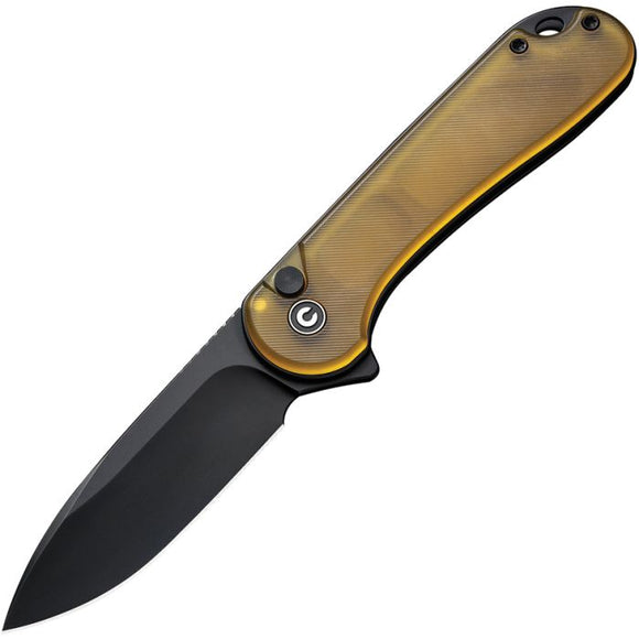 CIVIVI CIVC18062P8 ELEMENTUM II PUSHLOCK NITRO V STEEL ULTEM HANDLE FOLDING KNIFE. - S&R KNIVES INC