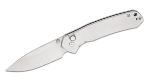 CJRB J1925LST LARGE PYRITE PUSH LOCK STEEL HANDLE AR - RPM9 STEEL FOLDING KNIFE. - S&R KNIVES INC
