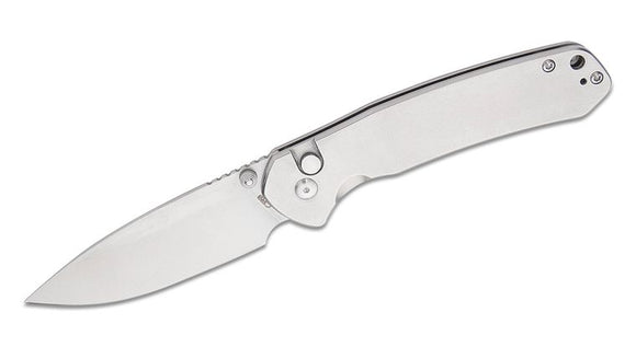 CJRB J1925LST LARGE PYRITE PUSH LOCK STEEL HANDLE AR - RPM9 STEEL FOLDING KNIFE. - S&R KNIVES INC