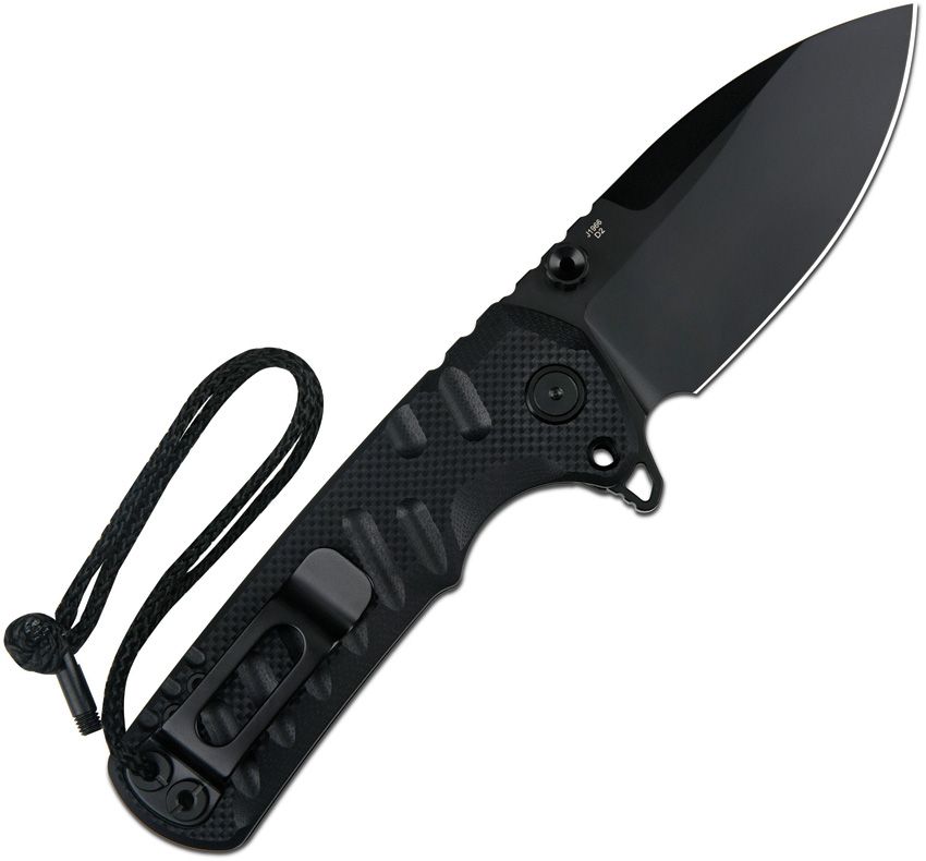 CJRB J1966BBK TUNDRA LINERLOCK PVD COATED D2 STEEL BLACK G10 HANDLE FOLDING KNIFE.
