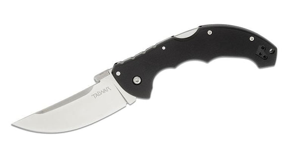 COLD STEEL 21TTL TALWAR 4 INCH CPM - S35VN STEEL BLACK G10 HANDLE DEMKO FOLDING KNIFE. - S&R KNIVES INC