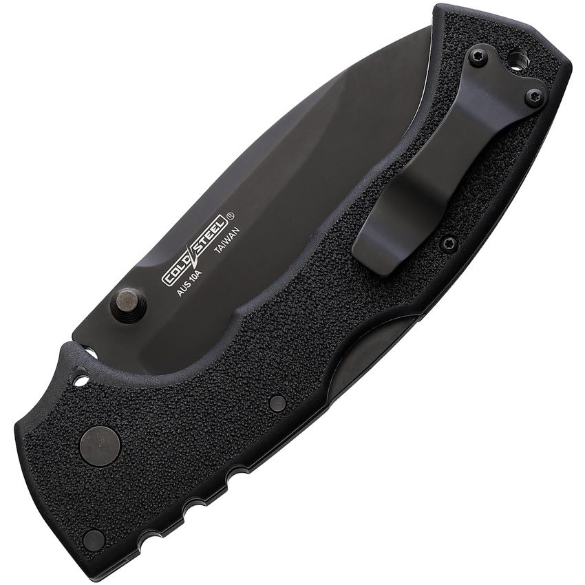 COLD STEEL CS62RQBKBK 4-MAX LOCKBACK AUS10A STEEL FOLDING KNIFE.