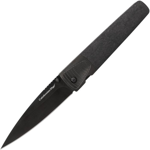 COLD STEEL CSFL42LCD CALEDONIAN EDGE CPM - 20CV STEEL CF HANDLE FOLDING KNIFE. - S&R KNIVES INC
