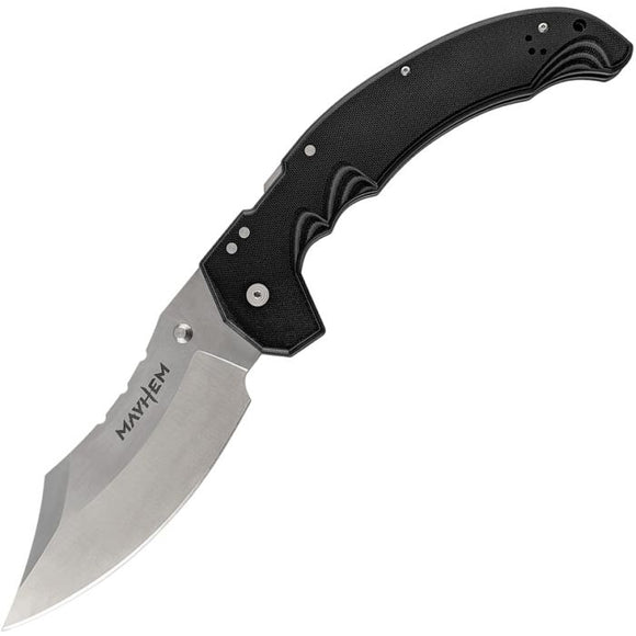 COLD STEEL CSFL60DPLM MAYHEM 6 INCH MODIFIED CLEAVER BLADE AUS - 10A STEEL ATLAS LOCK FOLDING KNIFE. - S&R KNIVES INC
