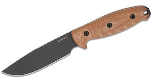 COLD STEEL CSFX50FLD REPUBLIC BUSHCRAFT S35VN STEEL NATURAL MICARTA HANDLE FIXED BLADE KNIFE W/SHEATH. - S&R KNIVES INC