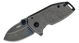 CRKT 2485K SQUID COMPACT LUCAS BURNLEY 8CR13MOV STEEL STAINLESS HANDLE FOLDING KNIFE. - S&R KNIVES INC