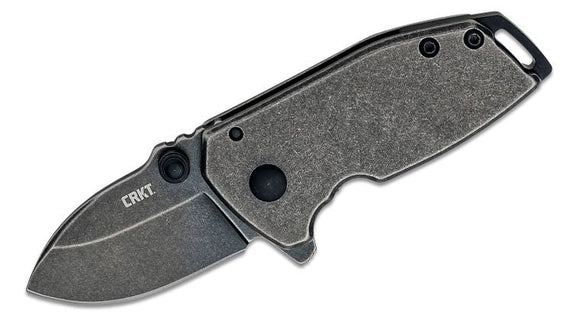 CRKT 2485K SQUID COMPACT LUCAS BURNLEY 8CR13MOV STEEL STAINLESS HANDLE FOLDING KNIFE. - S&R KNIVES INC