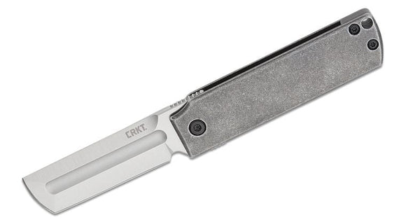 CRKT 5915 MINIMALX DARRIEL CASTON 12C27 STEEL FRAMELOCK MODIFIED TANTO FOLDING KNIFE. - S&R KNIVES INC