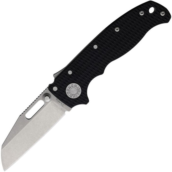 DEMKO AD20.5 DEM09625 SHARK - LOCK – BLACK G10 S35VN STONEWASH BLADE, SHARK FOOT PROFILE - MADE IN TAIWAN - SRK KNIVES AND SPORTS INC