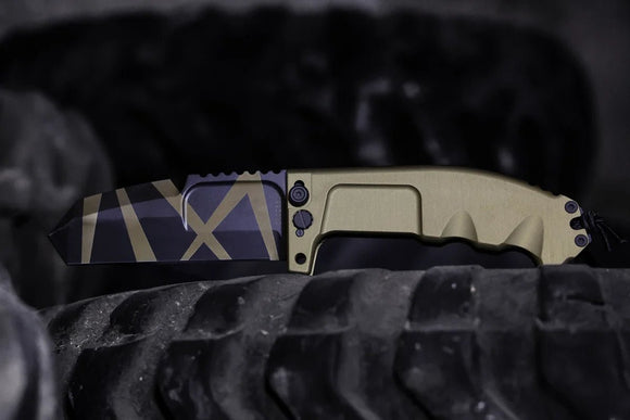 EXTREMA RATIO RAO DESERT WARFARE N690STEEL TARGET ACQUISITIO REGIMENT FOLING FIXED BLADE KNIFE W/SHEATH. - S&R KNIVES INC