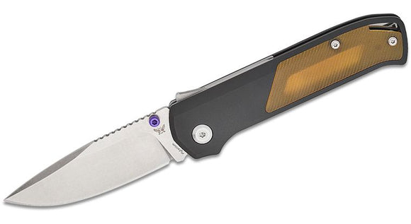 FLYTANIUM FLY1251 ARCADE SHARK LOCK ANDREW DEMKO S35VN STEEL ALUMINIUM WITH ULTEM HADLE FOLDING KNIFE. - S&R KNIVES INC