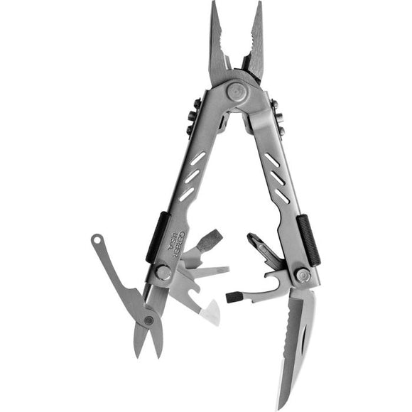 GERBER G5500 COMPACT SPORT BLACK FINISH SAF - T PLUS LOCK MULTI TOOL W/SHEATH - S&R KNIVES INC