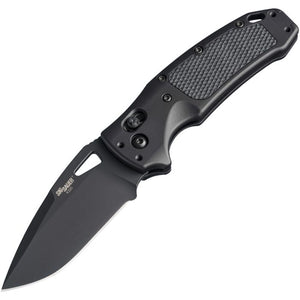 HOGUE K320 ABLE LOCK BLACK – SIG36374 – CPM - S30V CERAKOTE DROP POINT BLADE, ANODIZED ALUMINUM HANDLE WITH G10 INSERT, MADE IN USA - S&R KNIVES INC