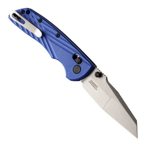 HOGUE KNIVES HO24363 DEKA ABLE LOCK BLUE POLYMER HANDLE CPM MAGNACUT STEEL WHARNCLIFFE FOLDING KNIFE