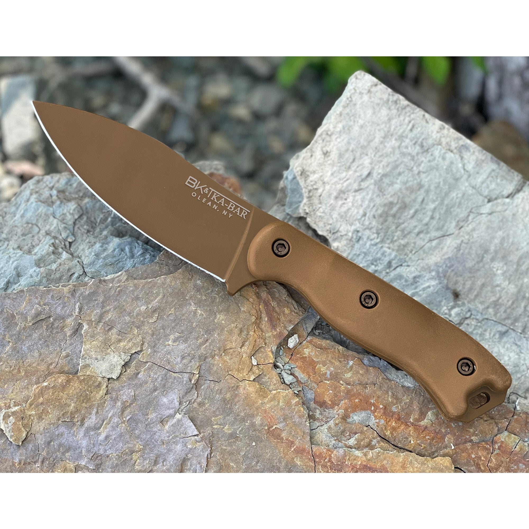 KABAR EK EK50 1095 CRO-VAN STEEL FIXED BLADE KNIFE WITH SHEATH. – SRK ...
