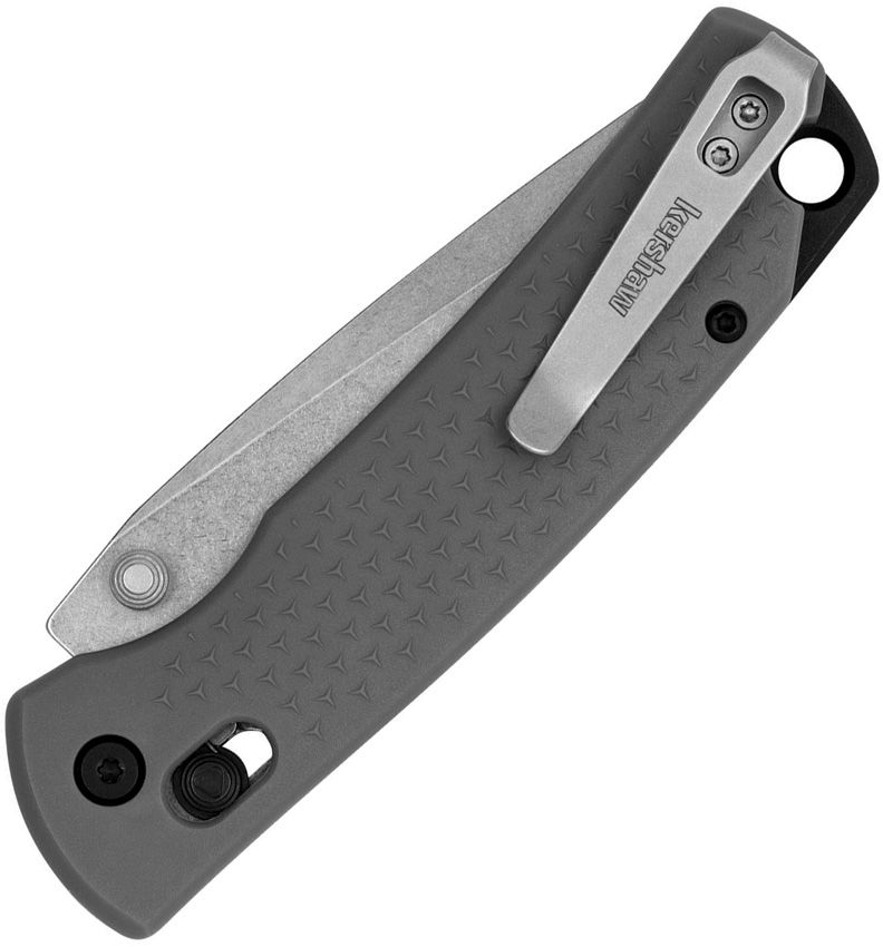 KERSHAW SEQUENCE 1426 – STONEWASH 8Cr13MoV DROP POINT BLADE – GRAY GRN HANDLE – MADE IN CHINA