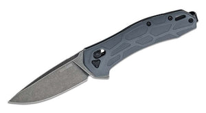 KERSHAW 2042 COVALENT CROSSBAR DURALOCK D2 STEEL NYLON HANDLE BLACKWASH FOLDING KNIFE. - SRK KNIVES AND SPORTS INC