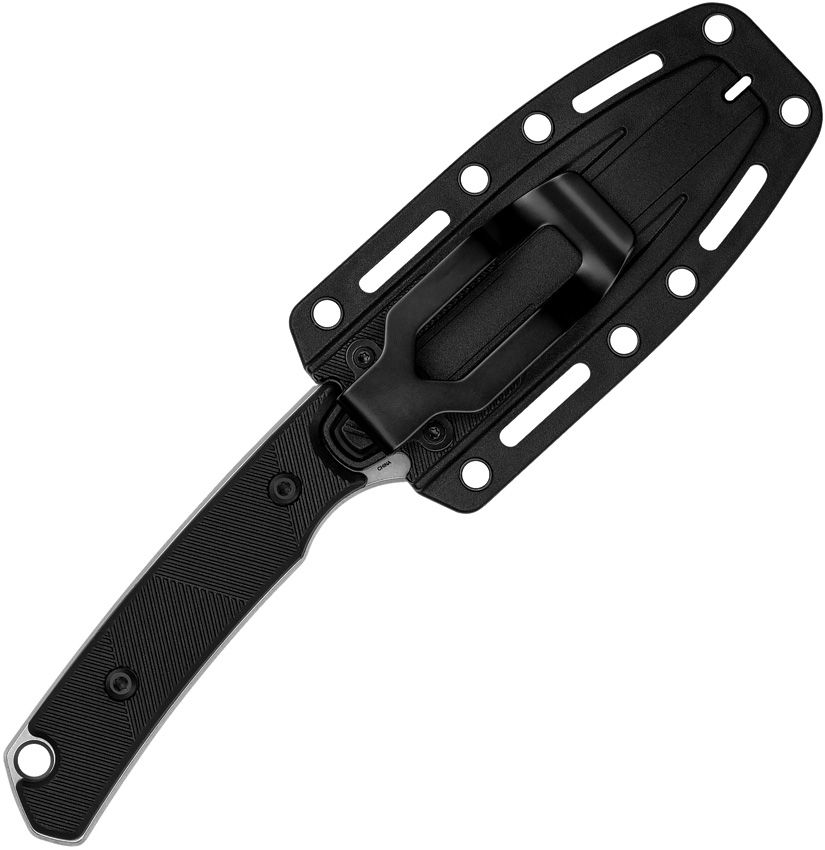 KERSHAW STEPPE 2048 – STONEWASH D2 DROP POINT BLADE – BLACK POLYPROPYLENE/GFN HANDLE – MADE IN CHINA