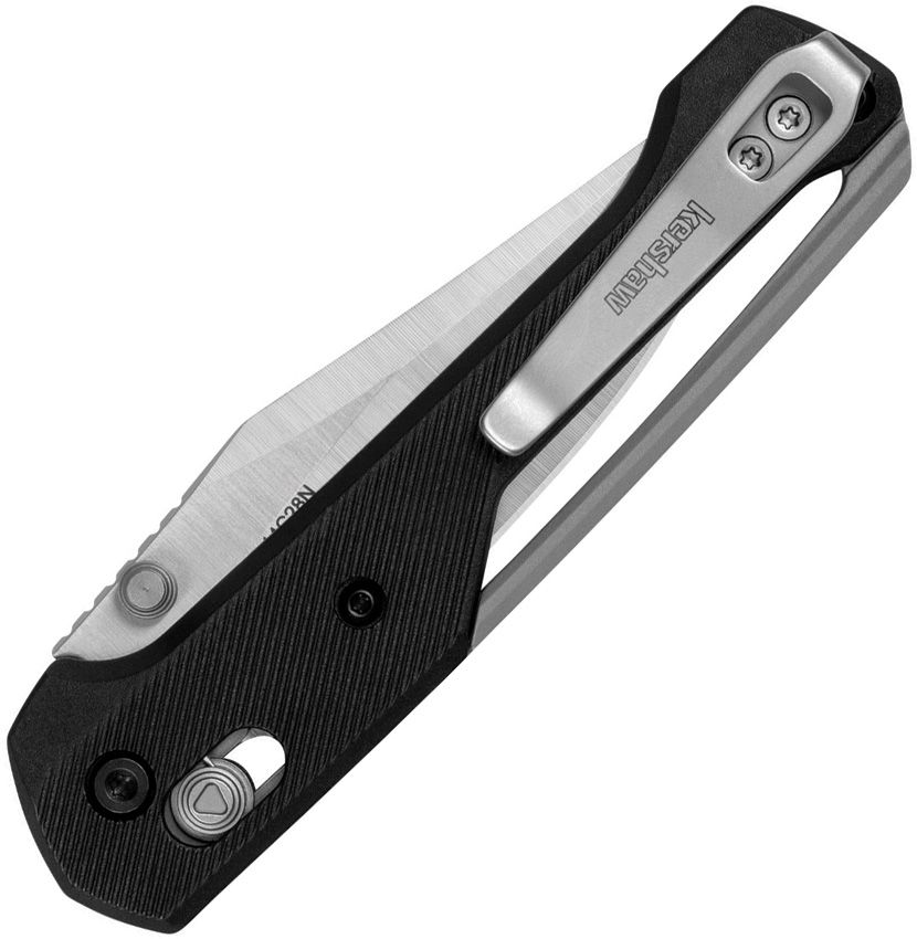 KERSHAW AIRSPACE 2063 – SATIN 14C28N CLIP POINT BLADE – CHARCOAL GLASS‑FILLED NYLON HANDLE – MADE IN CHINA