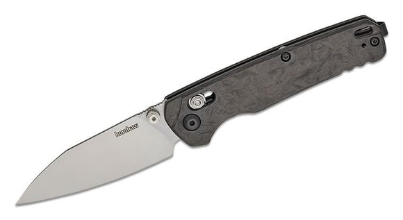 KERSHAW 6105CF BEL AIR CF HANDLE CPM - MAGNACUT STEEL DURALOCK TWO TONE FOLDING KNIFE. - S&R KNIVES INC