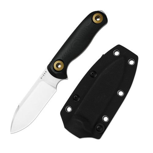 Kizer Cutlery Azo Drop Bear Fix 3 Fixed Blade Knife 3.8