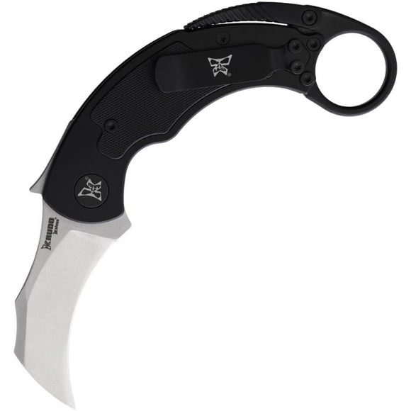 KRUDO KNIVES SNAGBIT SNG061 9CR18MOV STEEL BLACK G10 INLAY STONEWASH FINISH FOLDING KNIFE. - SRK KNIVES AND SPORTS INC