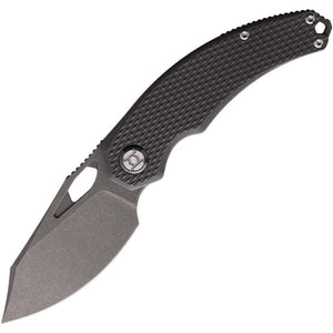 KUNWU KNIVES KUNK706T1 PADRE FRAMELOCK VANAX STEEL GRAY TI HANDLE FOLDING KNIFE. - S&R KNIVES INC