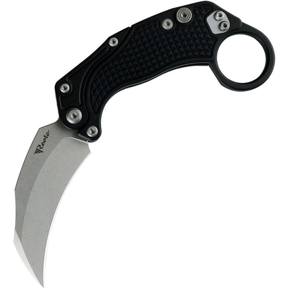 REATE REA115 EXO - K PUSH LOCK N690 STEEL ALUMINIUM HANDLE PVD STONEWASH FOLDING KNIFE. - S&R KNIVES INC