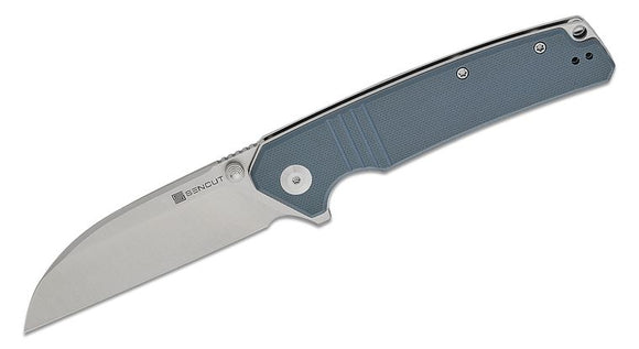 SENCUT S240652 AWASSI LINERLOCK NATURAL BLUE G10 9CR18MOV SHEEPSFOOT FOLDING KNIFE. - SRK KNIVES AND SPORTS INC