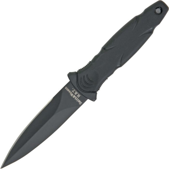 SMITH & WESSON SWHRT3BF HRT MILITARY BOOT POWEDER COATED FIXED BLADE KNIFE W/SHEATH - S&R KNIVES INC