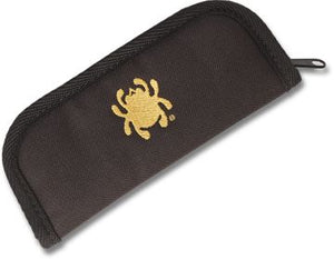SPYDERCO C12NC 6 INCH ZIPPER POUCH - S&R KNIVES INC