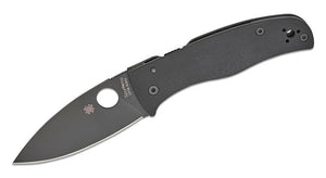 SPYDERCO C263GPBK BODACIOUS CPM - S30V STEEL SMOOTH G10 BLACK BLADE LEAF SHAPED FOLDING KNIFE. - S&R KNIVES INC
