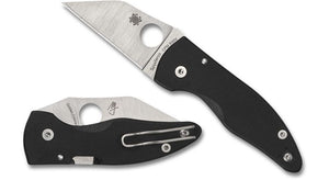 SPYDERCO MICROJIMBO C264GP – C264GP – CPM - S30V WHARNCLIFFE BLADE, BLACK G10 HANDLE, COMPRESSION LOCK, MADE IN USA - S&R KNIVES INC